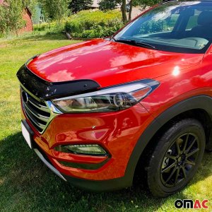 Hyundai Tucson Hood Deflector + Wind Deflector - Omac - 4Pcs - '16-'18